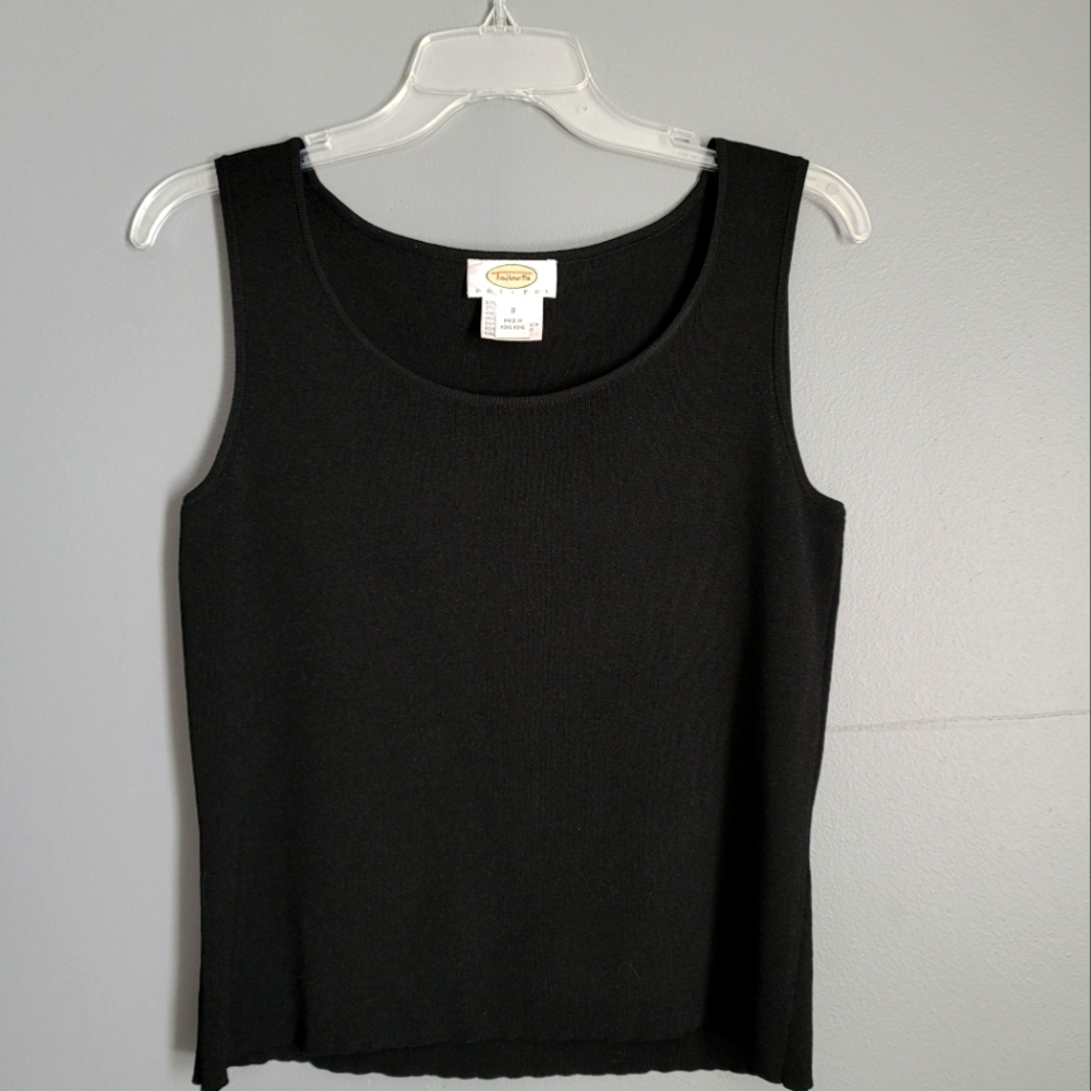 Talbots Black Tank Top. Size S